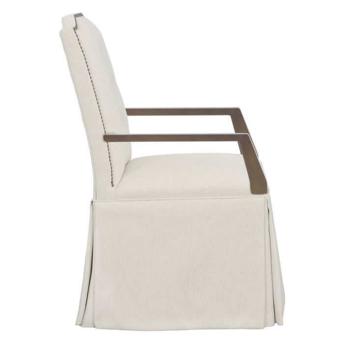 Fairfield 1243-04-T Empire Button Back Skirted Arm Chair Fairfield 1243-04-T Empire Button Back Skirted Arm Chair