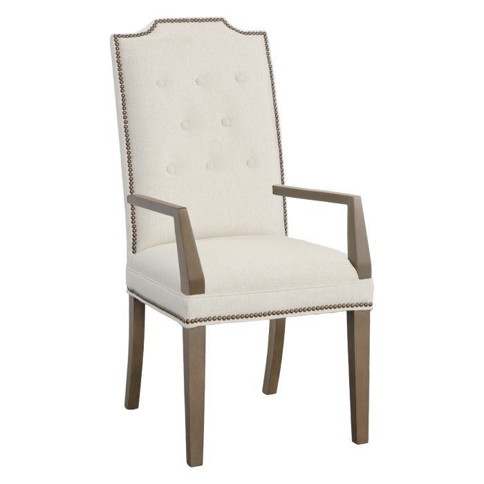 Fairfield 1246-04 Empire Tall Button Back Arm Chair