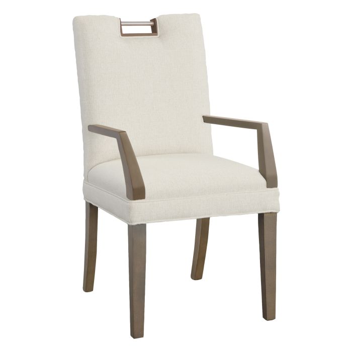 Fairfield 1260-04 Nickel Metal Pull Short Back Arm Chair Fairfield 1260-04 Nickel Metal Pull Short Back Arm Chair