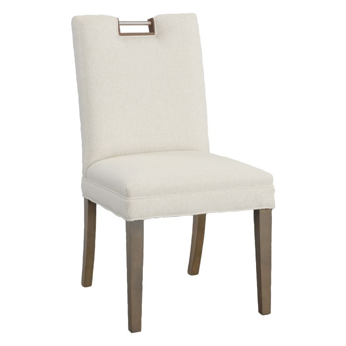 Fairfield 1260-05 Nickel Metal Pull Short Back Side Chair