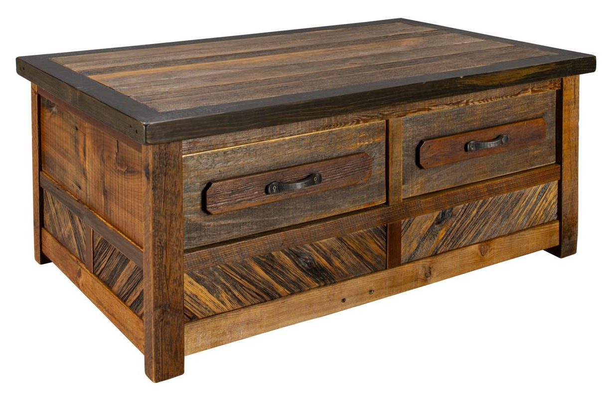 Green Gables 24530 Jackson Hole 2 Drawer Coffee Table