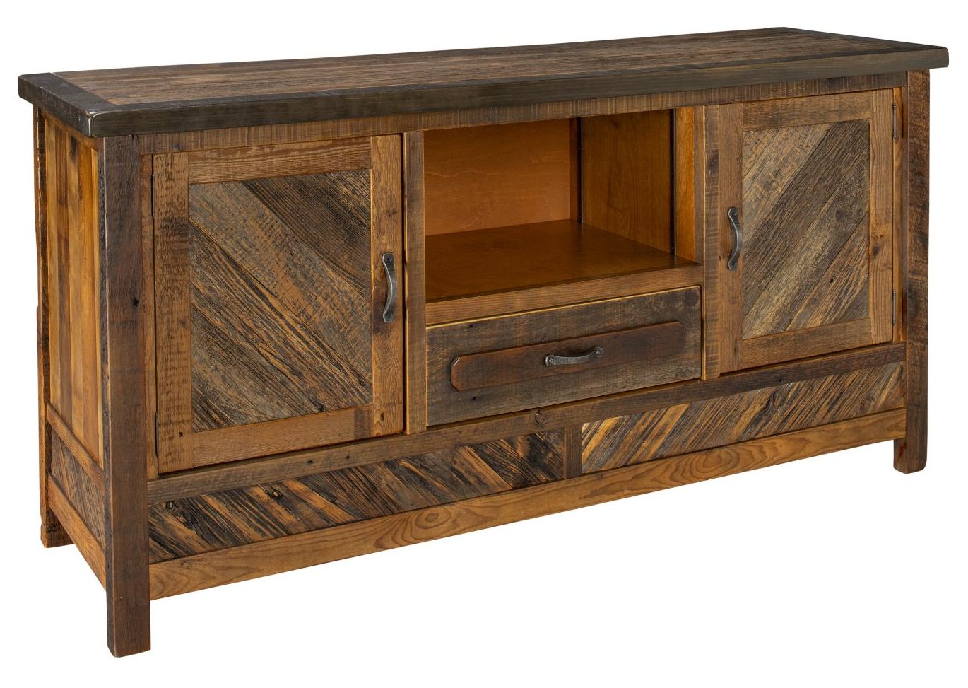 Green Gables 24870 Jackson Hole 2 Door 1 Drawer TV Stand