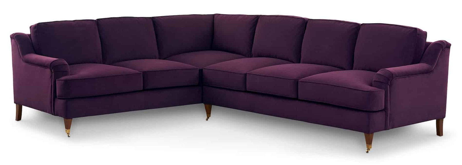 Bassett Furniture 2914-LSECT Stockten English Arm L-Shape Sectional