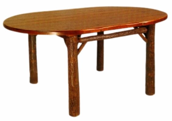 Old Hickory Furniture TB1906-OV-84 42 x 84 Old Faithful Dining Table Oval