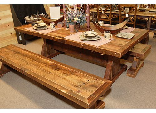 Green Gables Furniture 7007 Stony Brooke Trestle Table 8 ft Green Gables Furniture 7007 Stony Brooke Trestle Table 8 ft