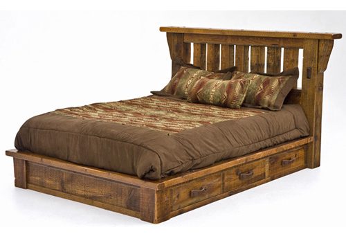 Green Gables Furniture 7449-CK Stony Brooke Royal Timber’s Platform Cal King Bed