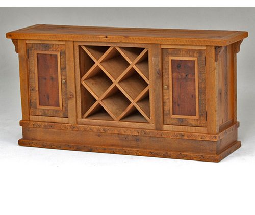 Green Gables 7705-W Stony Brooke Entry Way Table With Wine Storage