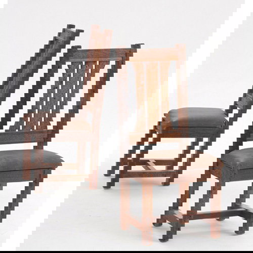 Green Gables Furniture 7850 Stony Brooke Side Chair With Leather Seat