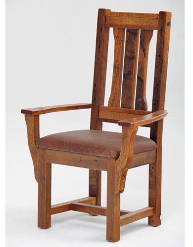 Green Gables Furniture 7851 Stony Brooke Arm Chair With Leather Seat