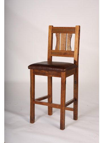 Green Gables Furniture 7853-W Stony Brooke Bar Stool 30 inch With Wood Seat