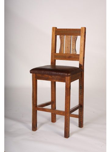 Green Gables Furniture 7852 Stony Brooke Bar Stool 24 inch With Leather Seat