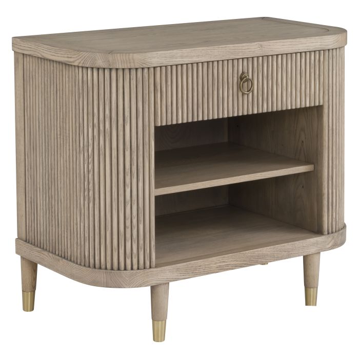 Fairfield 8030-SN Everett Demilune Nightstand