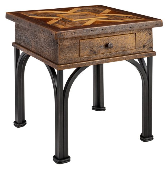 Western Heritage Furniture WH1104 Ghostwood End Table with Drawer