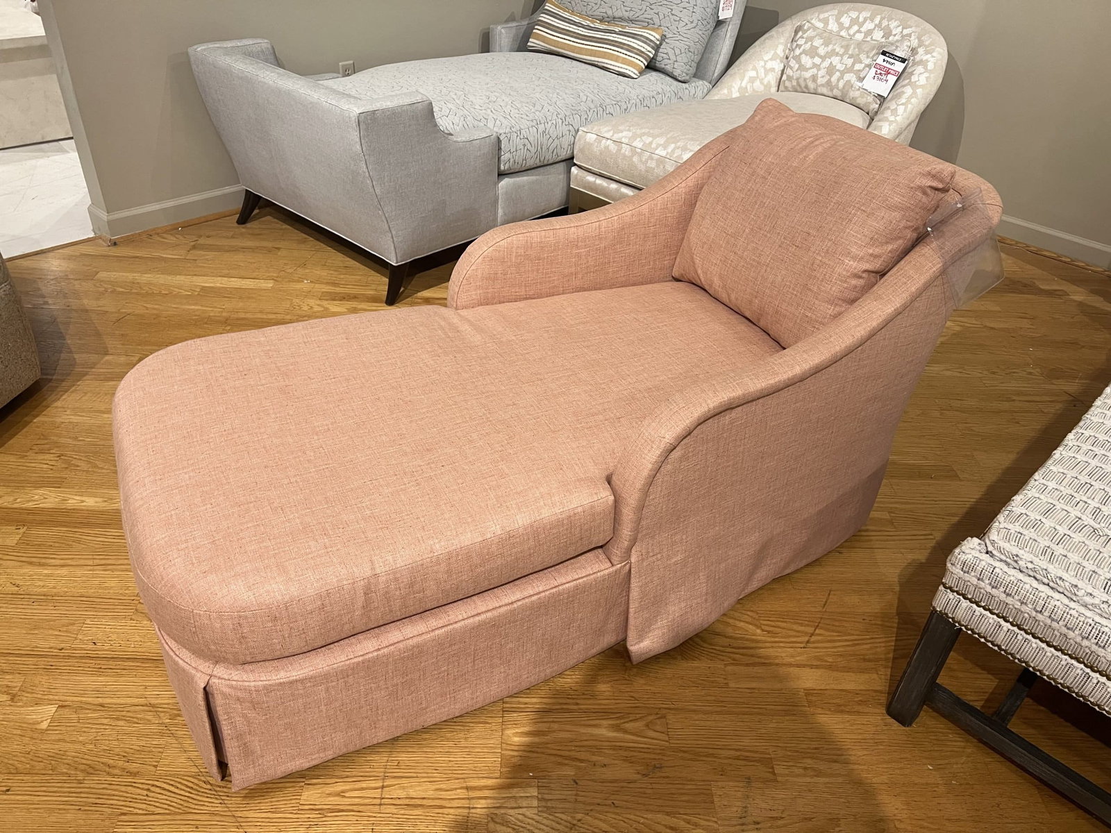 Highland House 2013-34/50 Marcel Skirted Chaise