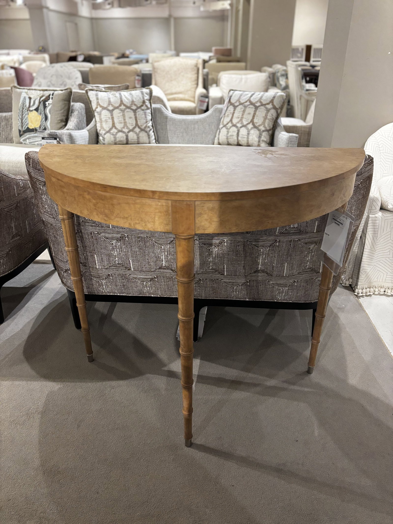 Century CR9-720/10 Details Demilune Console Table