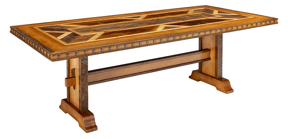 Western Heritage Furniture WH2004 Ghostwood Rectangle Dining Table 84 inch