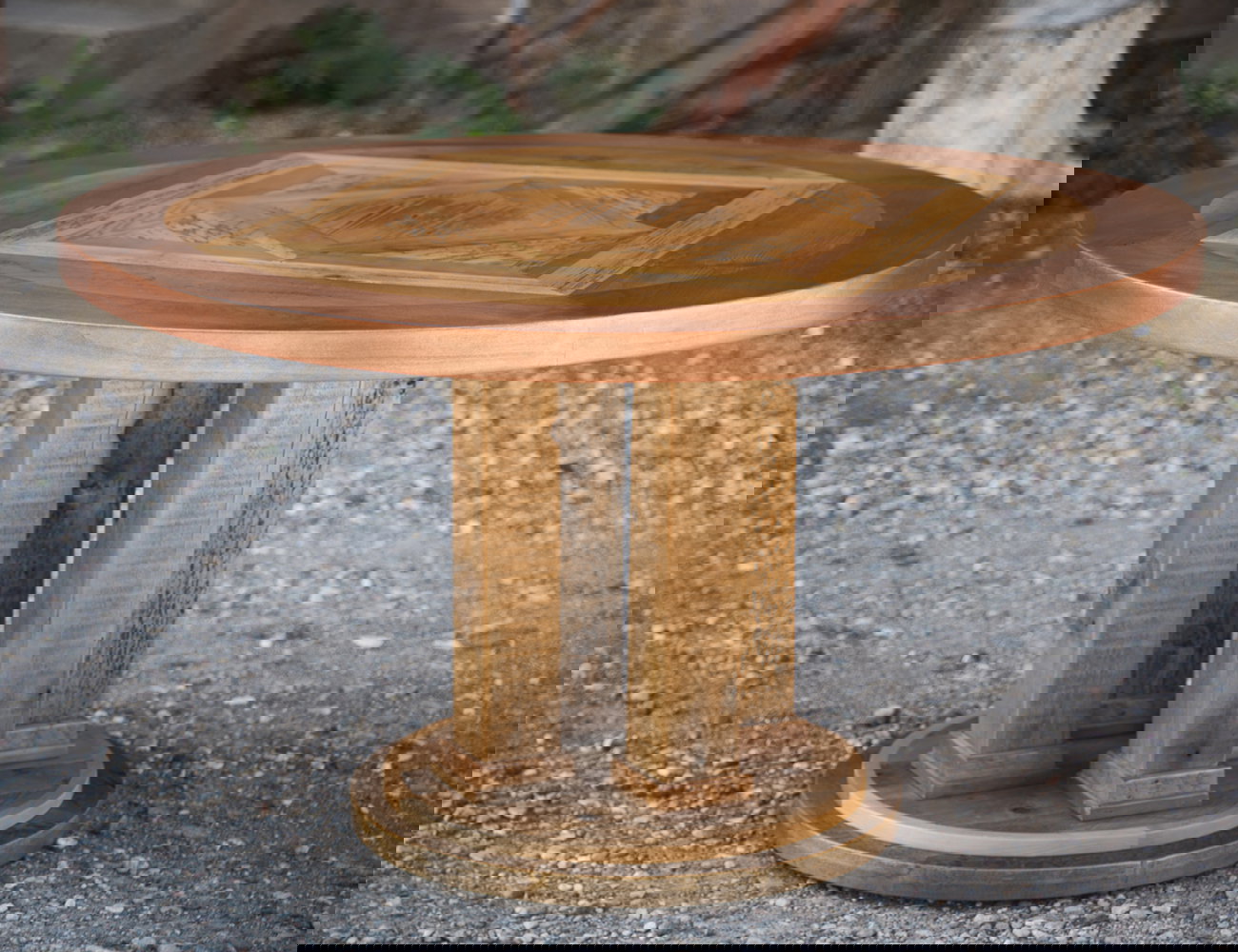 Western Heritage Furniture WH2009 Ghostwood Round Dining Table 54 inch