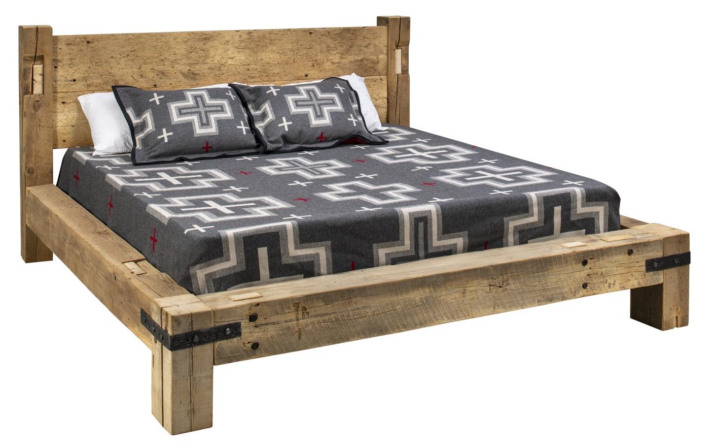 Green Gables Furniture 1640-HB Wyoming Beam Queen Headboard