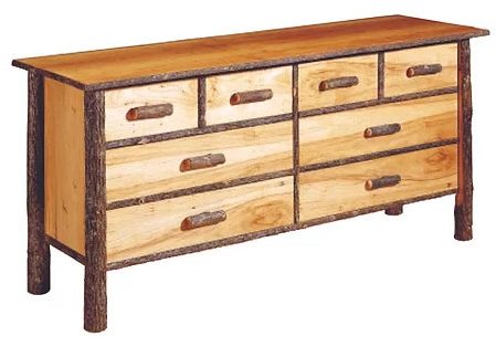 Old Hickory Furniture 140 Classic 6-Drawer Double Dresser Old Hickory Furniture 140 Classic 6-Drawer Double Dresser