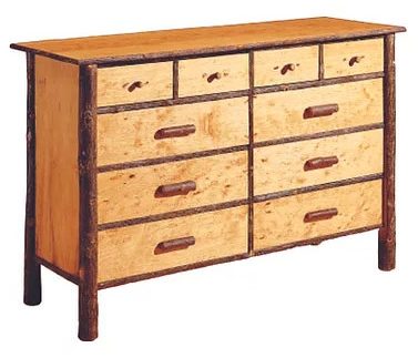 Old Hickory Furniture 160 Classic 8-Drawer Mule Chest