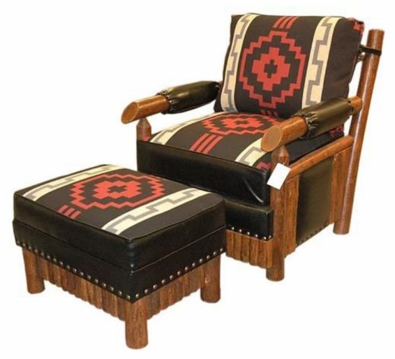 Old Hickory Furniture CC109 Cody Club Ottoman