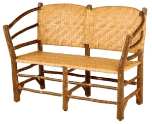 Old Hickory Furniture 140S45 Hoop Settee