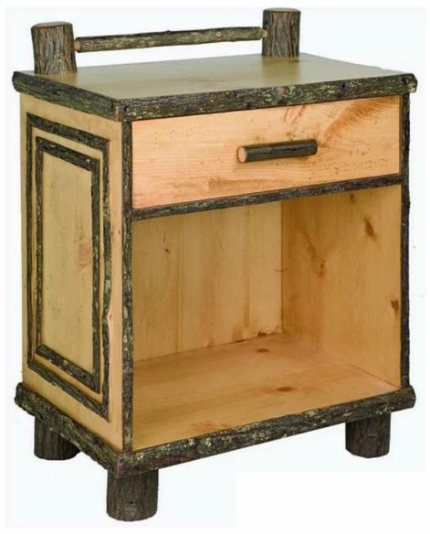 Old Hickory Furniture OFN105 Old Faithful Bedside Chest