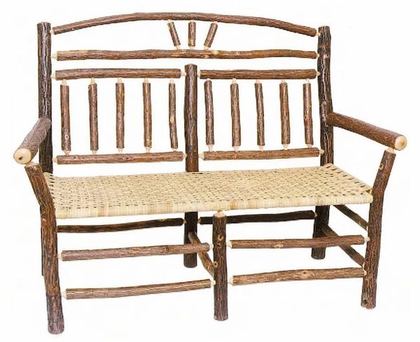 Old Hickory Furniture 610W45-OUT Wagon Wheel Outdoor Settee Old Hickory Furniture 610W45-OUT Wagon Wheel Outdoor Settee