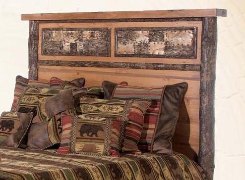 Old Hickory Furniture WL313HB-KI-O Old Hickory Woodland King Oak Headboard Bed