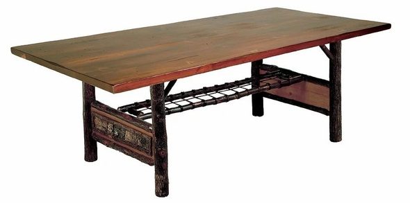 Old Hickory Furniture WLTR96 Woodland Trestle Table 96