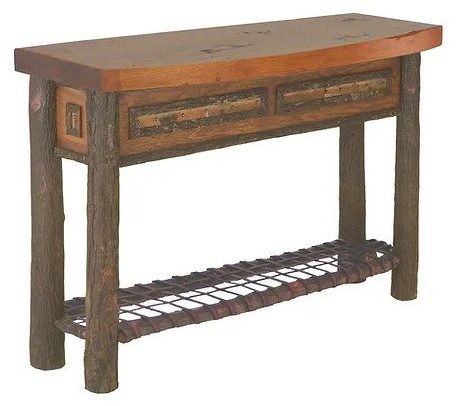 Old Hickory Furniture WL500 Woodland Bowfront Console Table
