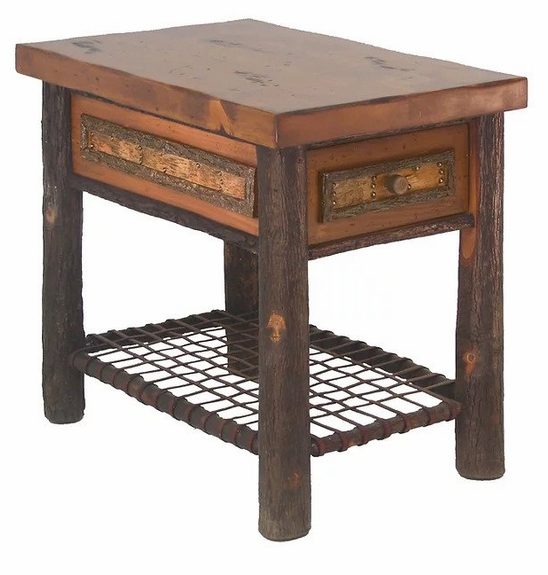 Old Hickory Furniture WL100 Woodland End Table w/ Drawer