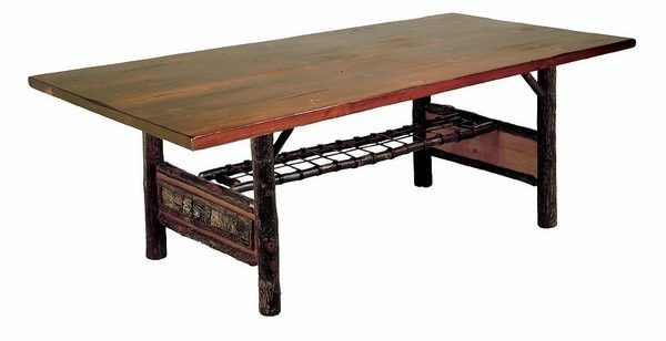 Old Hickory Furniture WLTR84 Woodland Trestle Table 84 Old Hickory Furniture WLTR84 Woodland Trestle Table 84