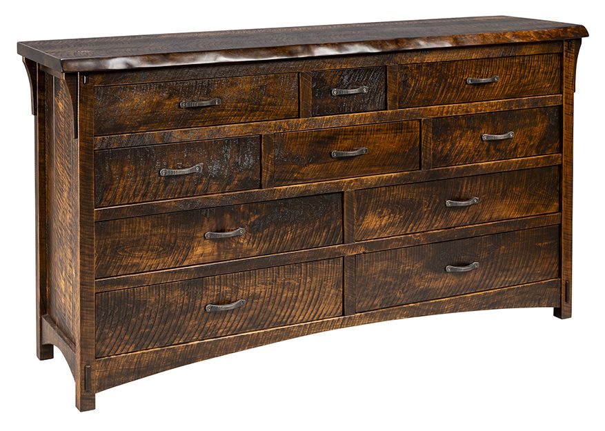 Green Gables Furniture Y4427 Montana Mission 10 Drawer Dresser