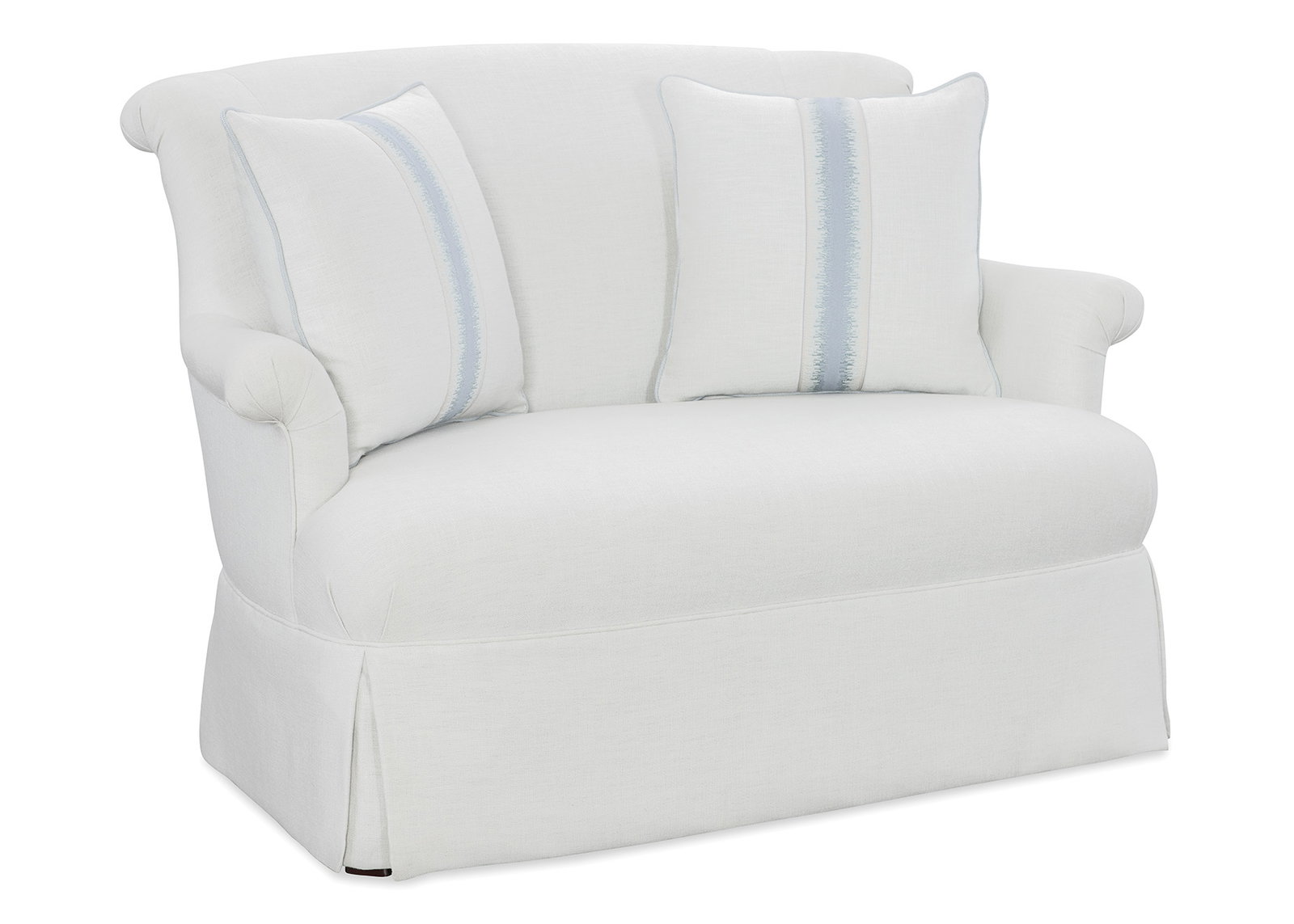 Jessica Charles 1762SK Fitzroy Skirted Settee