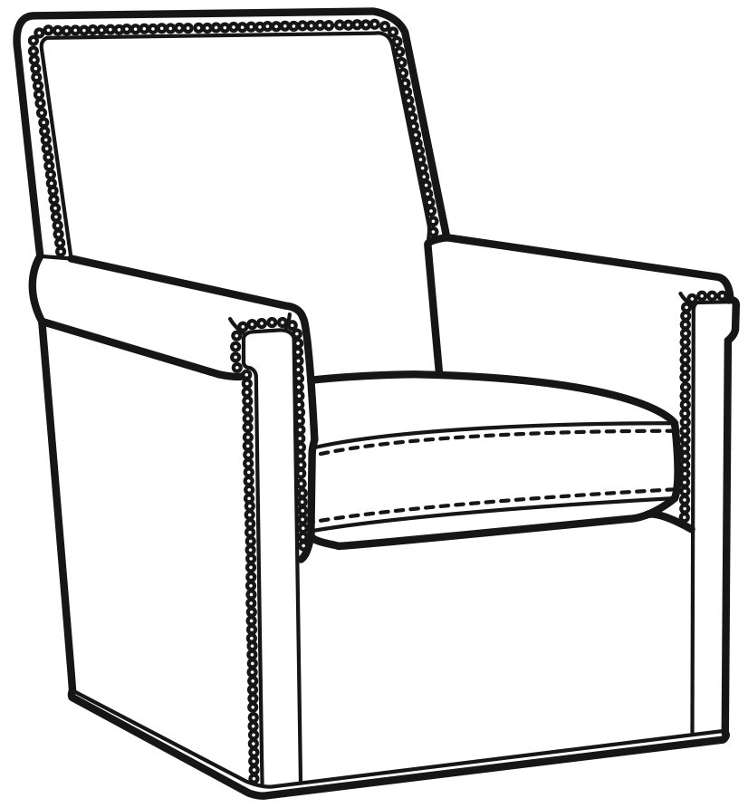 CR Laine 1885-05SW Josh Swivel Chair