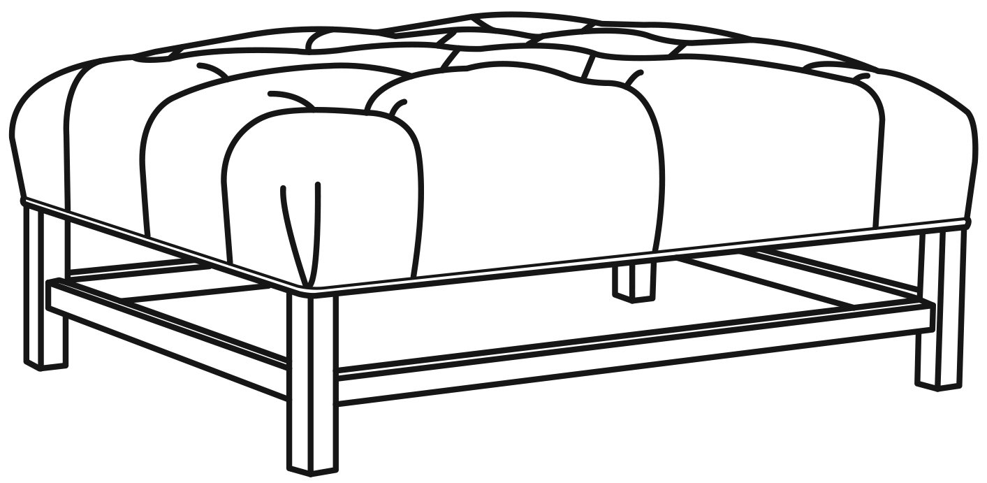 CR Laine 5880-07 Oakley Ottoman