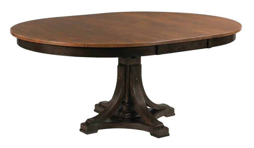 Kincaid Furniture 487-701BP Bromefield Round Dining Table Black Complete Kincaid Furniture 487-701BP Bromefield Round Dining Table Black Complete