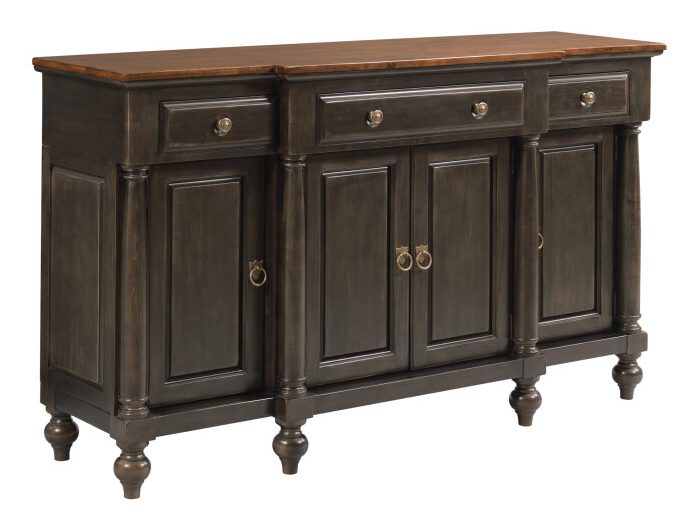 Kincaid Furniture 487-858B Harrison Credenza Black