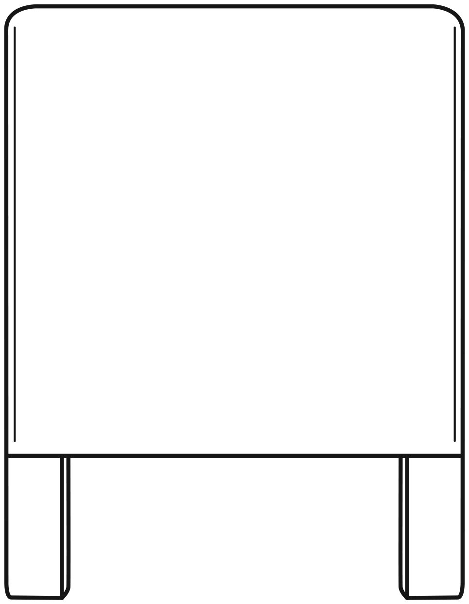 CR Laine HT101-S Short Twin Headboard