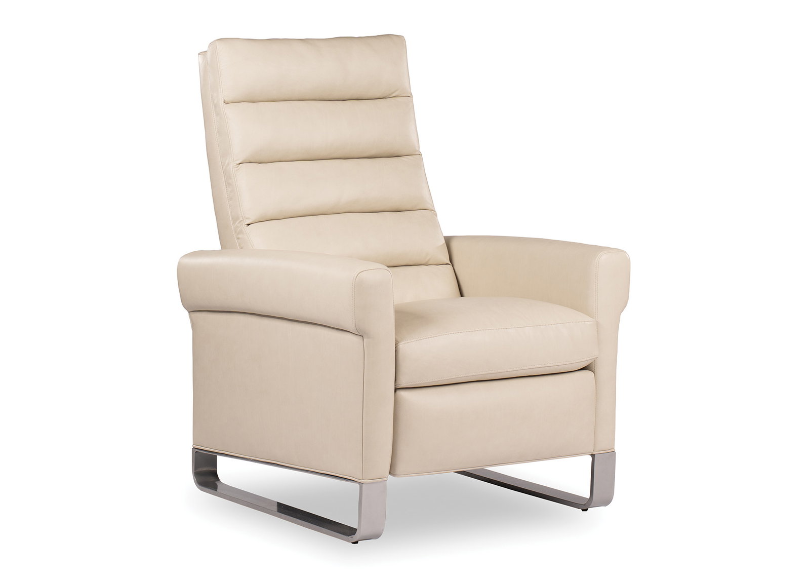 Hancock and Moore ML5-PRB Milo Curved Steel Power Recliner with Battery