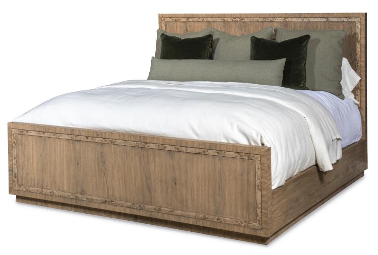 Century Furniture CBA-136-V1 Monterey King Panel Bed 6/6 Hawthorne Light
