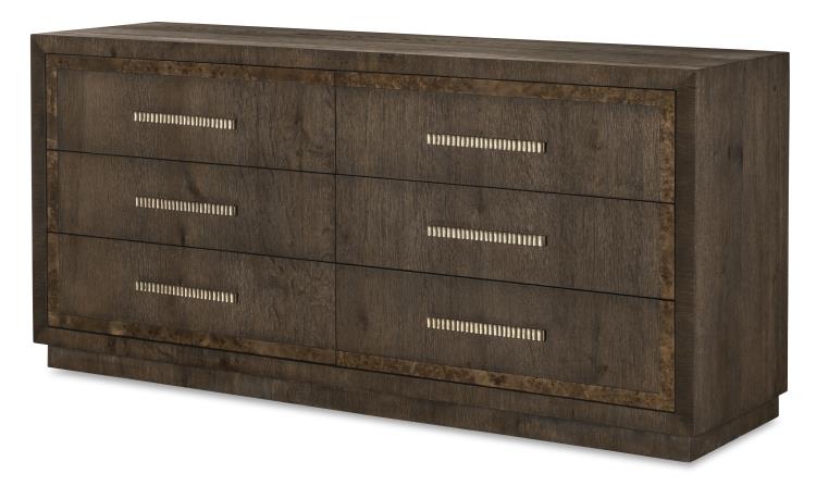 Century Furniture CBA-201-V2 Monterey Six Drawer Dresser Hawthorne Dark