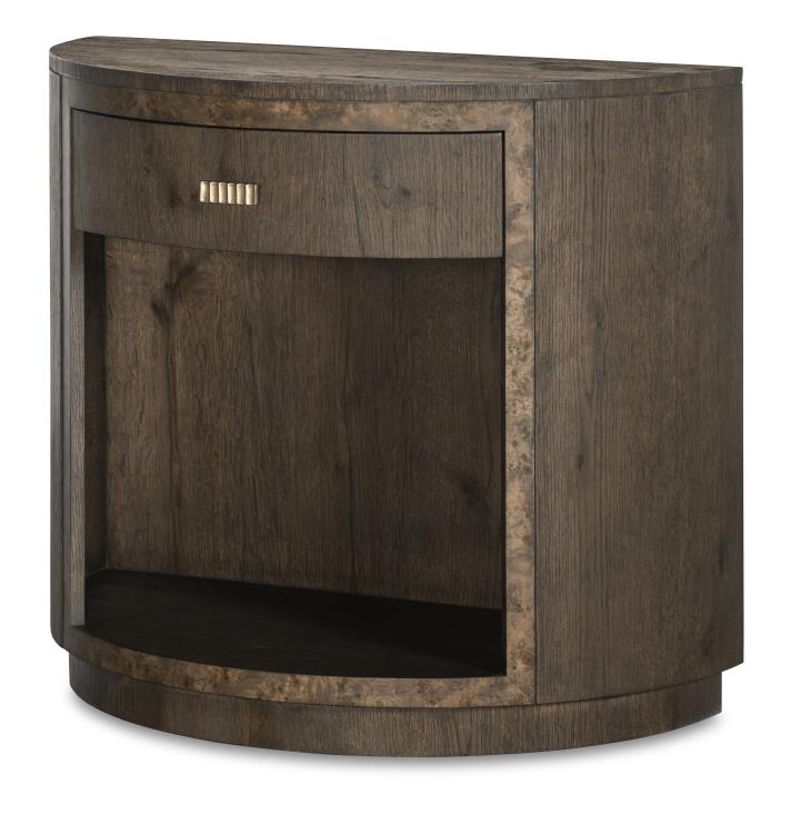 Century Furniture CBA-221-V2 Monterey Demilune Nightstand Hawthorne Dark