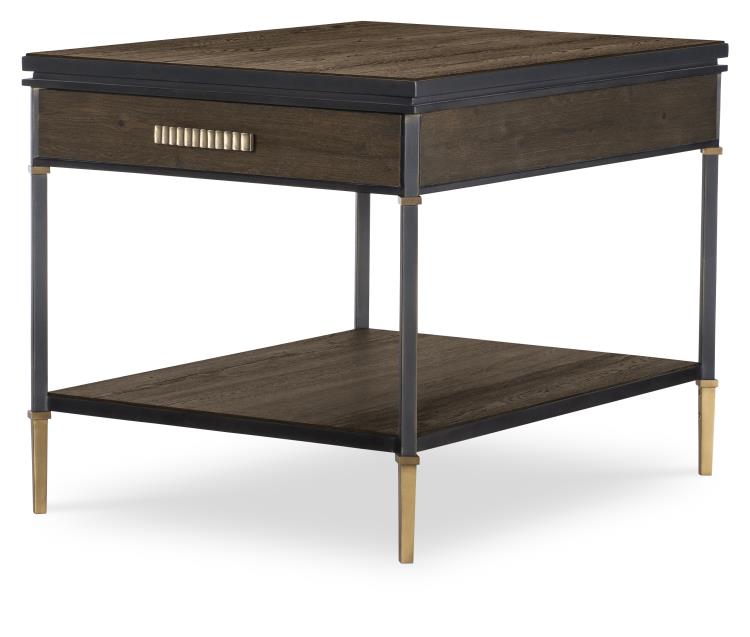 Century Furniture CBA-625-V2 Monterey Side Table Hawthorne Dark