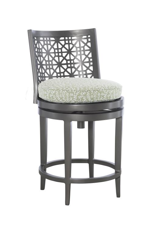 Hickory Chair HCD8900-03-G Haret Counter Stool Smoke Grey Hickory Chair HCD8900-03-G Haret Counter Stool Smoke Grey