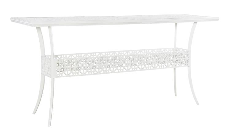 Hickory Chair HCD8946-W-STK Haret Console Cloud White