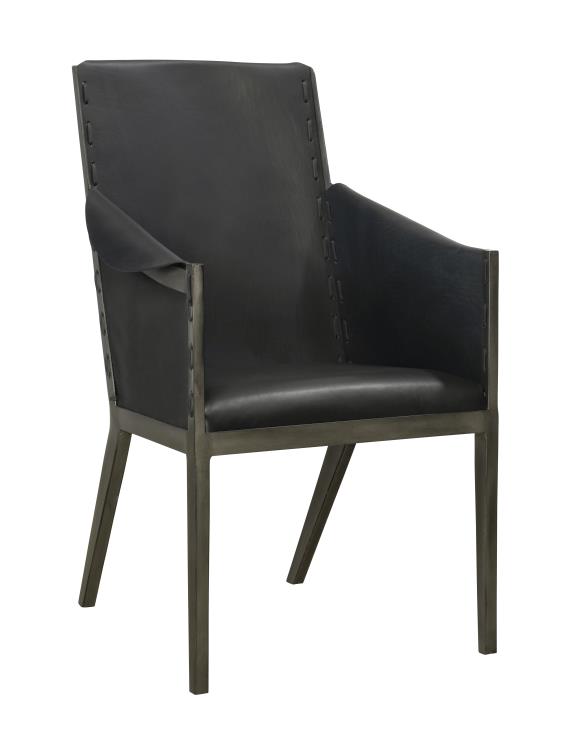 Hickory Chair HCP5701-23-STK Gunnison Black Chair