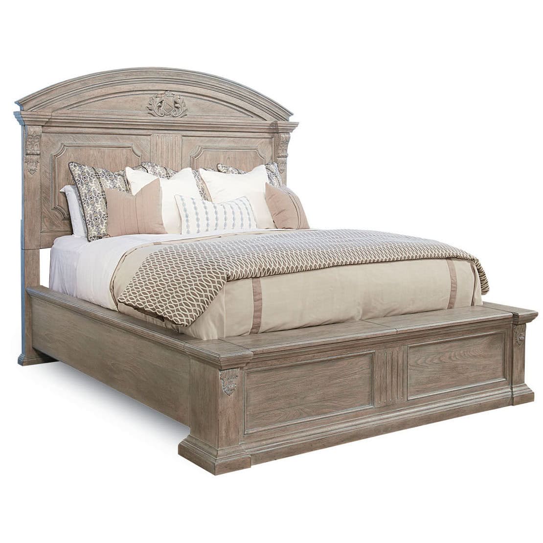 ART Furniture 233155-2802 Arch Salvage Queen Chambers Panel Bed
