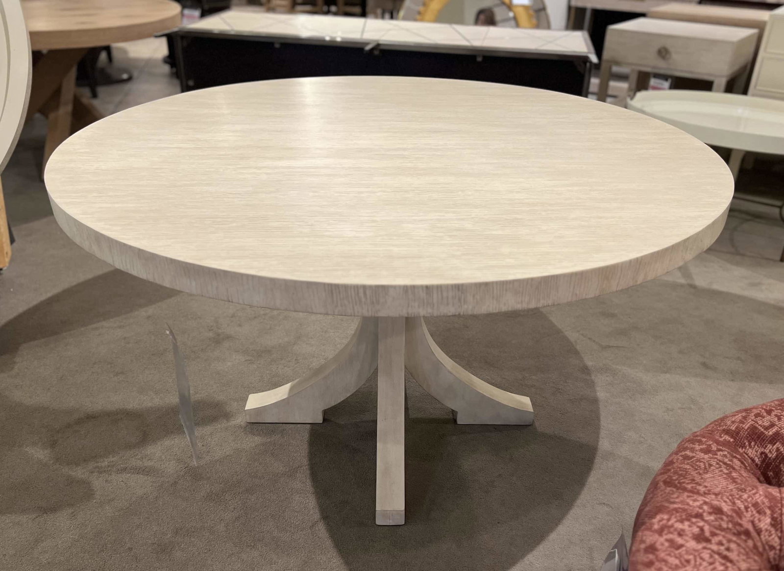 Century CT1001-PN/10 Carlyle Oak Round Dining Table